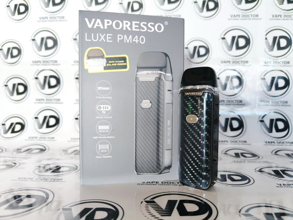 Vaporesso Luxe PM40 40W pod Kit Carbon Fiber