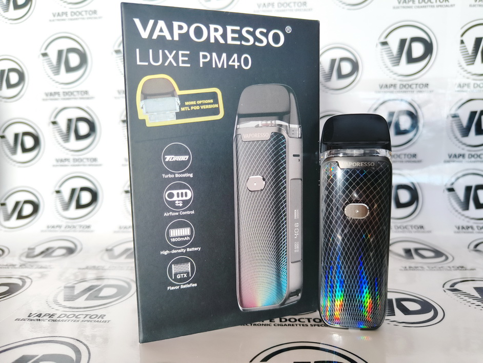 Vaporesso Luxe PM40 40W pod Kit Holographic Black
