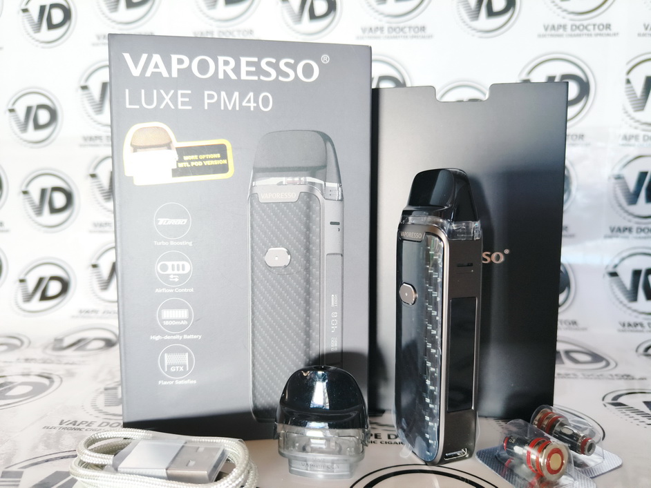 Vaporesso Luxe PM40 40W pod Kit Комплектація